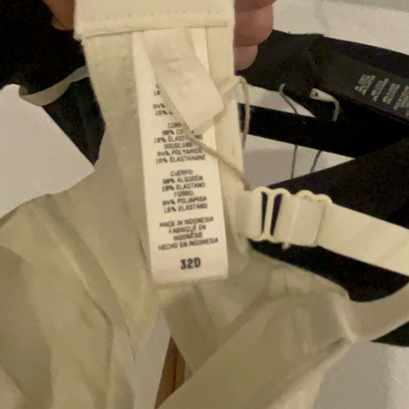 SKIMS TWO Black and Bone Colored lightly lined T-shirt Bras. - Picture 3 of 8